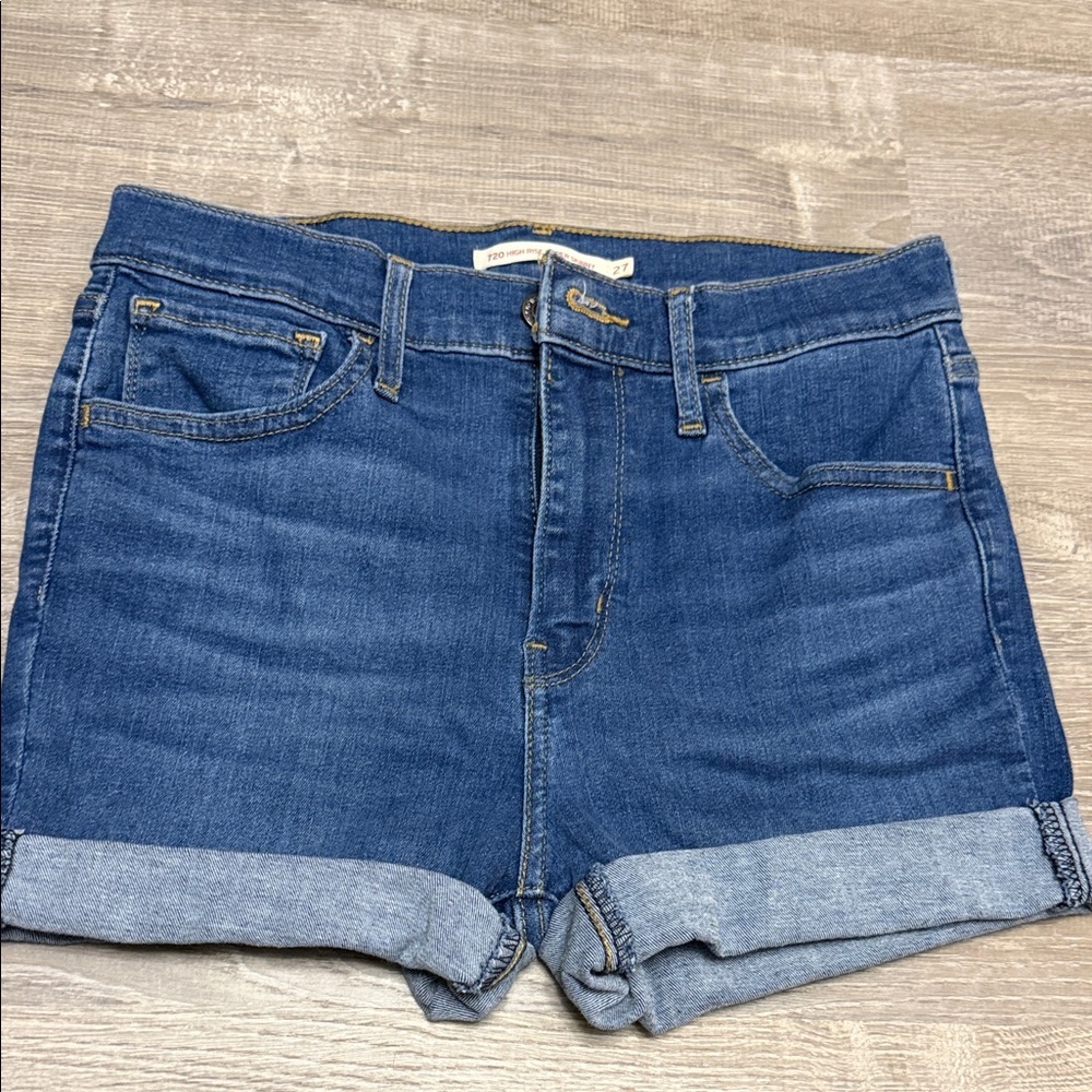 Levi Women's Classic Blue Jean Shorts